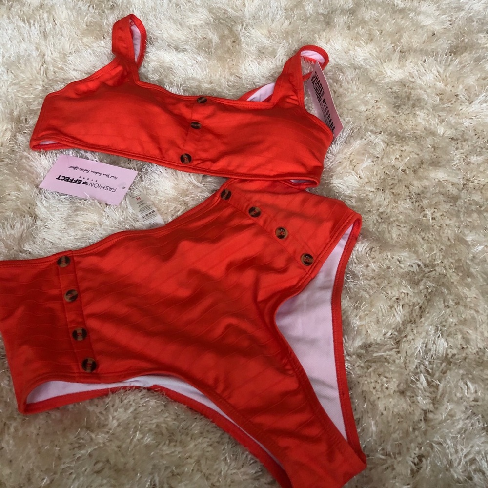 Orange two piece